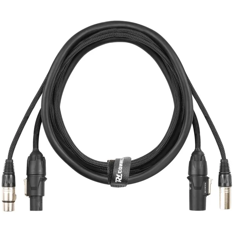 PD CONNEX 176.729 CX07-0.35 COMBI CABLE POWERCONNECTOR TR - XLR M POWERCONNECTOR TR - XLR F 0.35M Favorito De Clientes