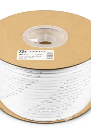 Certificado PD CONNEX 801.819 RX12W CABLE ALTAVOZ LINEA DE 100V, 2 X 1.5MM, 15A, BLANCO, 100M