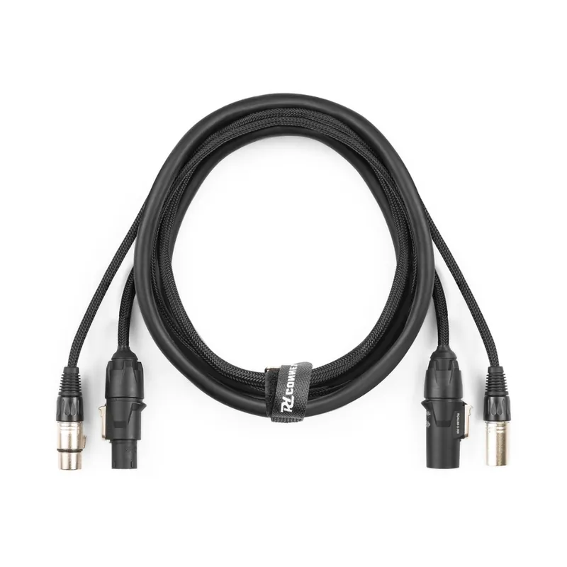 Oferta PD CONNEX 176.730 CX07-2 COMBI CABLE POWERCONNECTOR TR - XLR M / POWERCONNECTOR TR - XLR F 2M