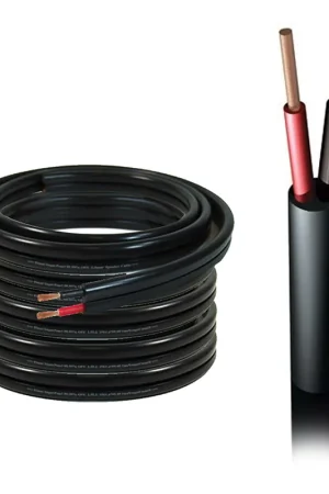 Gran Oferta PD CONNEX 801.816 RX10 CABLE ALTAVOZ LINEA DE 100V, 2 X 1.5MM, 15A, NEGRO, 50M