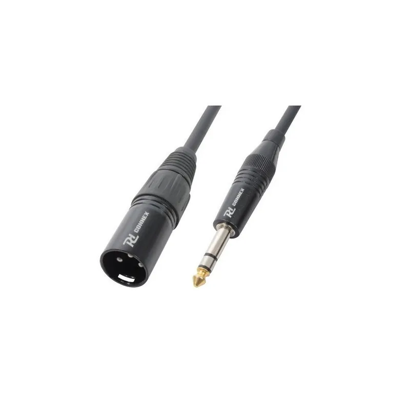 PD CONNEX 177.078 CX44-3 CABLE XLR MACHO-JACK 6.3 STEREO 3.0M Pago Seguro