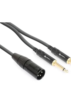 Disponible Ahora PD CONNEX 177.150 CX56-1 CABLE XLR MACHO - 2X 6.3 MONO 1.5M