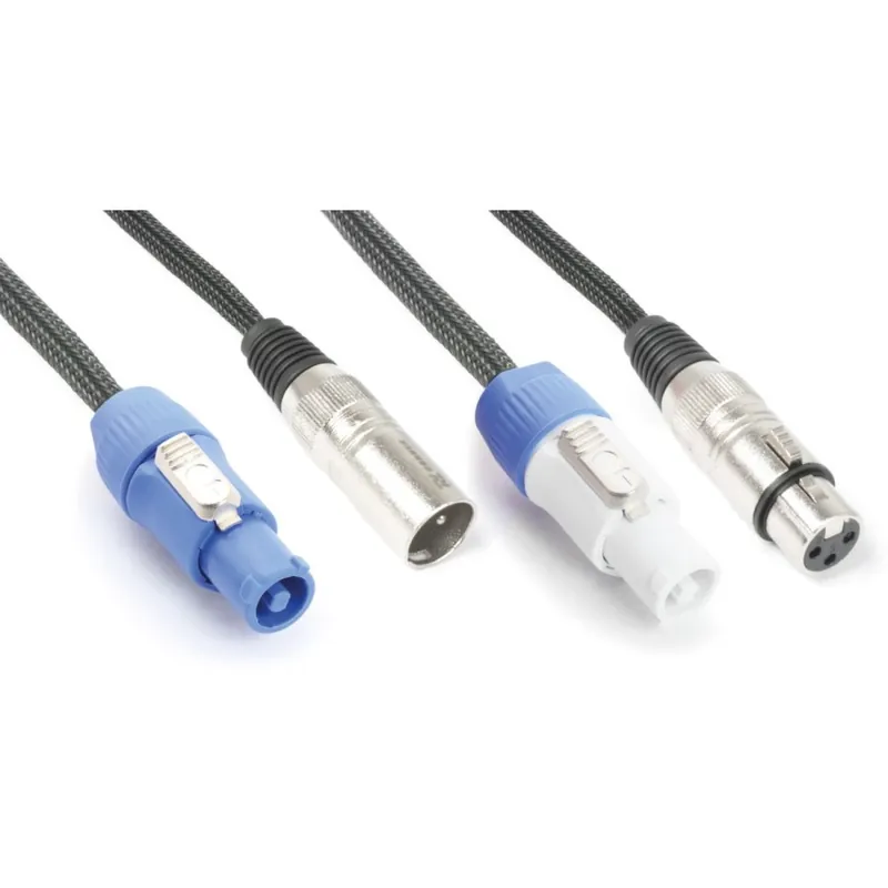 PD CONNEX 176.711 CX05-3 AUDIO COMBI CABLE ALIMENTACION B - XLR F/ ALIMENTACION A - XLR M 3M Bestseller