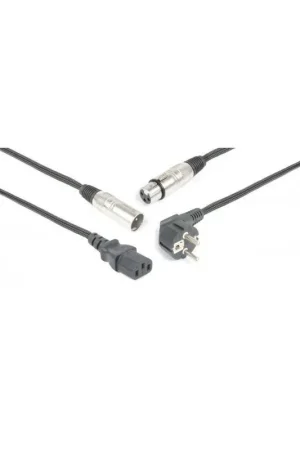 PD CONNEX 176.646 CX02-15 AUDIO COMBI CABLE SCHUKO - XLR F / IEC F - XLR M 15M Novedad