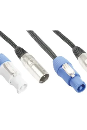 Barato PD CONNEX 176.719 CX06-0.50 LIGERO COMBI CABLE ALIMENTACION B - XLR M ALIMENTACION A - XLR F 0.50M