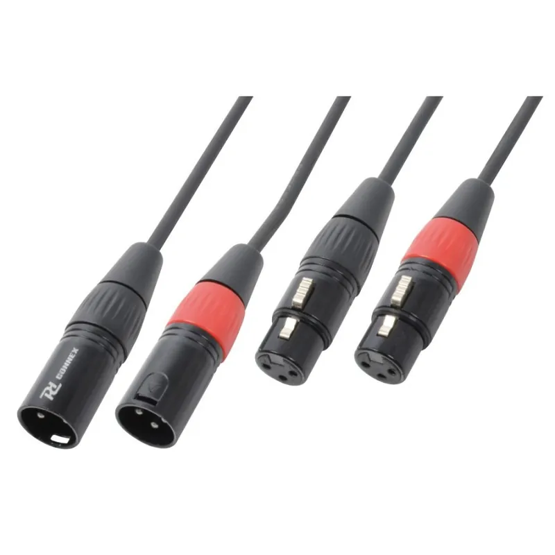 Gran Oferta PD CONNEX 177.051 CX60-3 CABLE 2X XLR MACHO 2X XLR HEMBRA 3M