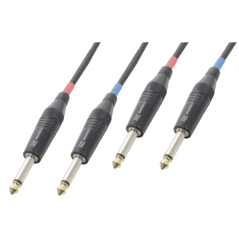 PD CONNEX 176.980 CX72-5 CABLE 2X JACK 6.3MONO - 2X JACK 6.3MONO 5M Compra Hoy