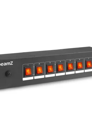 Certificado BEAMZ 154.040 PS08S PANEL DE INTERRUPTORES 8 CANALES CON CONECTORES SCHUKO
