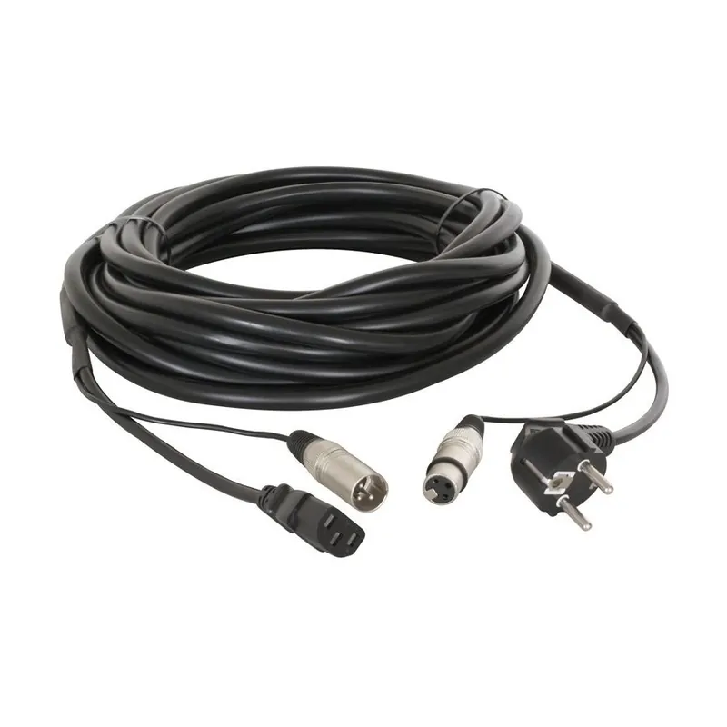 Precio De Fábrica PD CONNEX 176.649 CX02-20 AUDIO COMBI CABLE SCHUKO - XLR F / IEC F - XLR M 20M