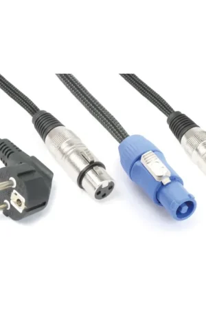 PD CONNEX 176.704 CX03-15 AUDIO COMBI CABLE SCHUKO - XLR F / ALIMENTACION A - XLR M 15M Económico