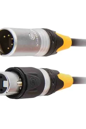 Oferta Limitada PD-CONNEX 177.893 CX109-12 DMX IP65 XLR 5-PIN MACHO-XLR HEMBRA 12M