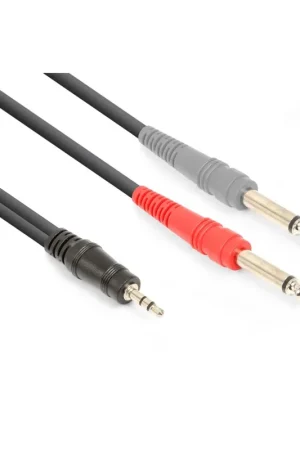 VONYX 177.772 CX332-6 CABLE 3.5MM STEREO - 2X 6.3MM MONO 6M Comprar En Línea