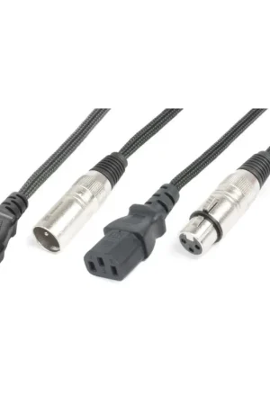Precio Rebajado BEAMZ PRO 176.743 CX09-10 LIGERO COMBI CABLE IEC M - XLR M / IEC F - XLR F 10M