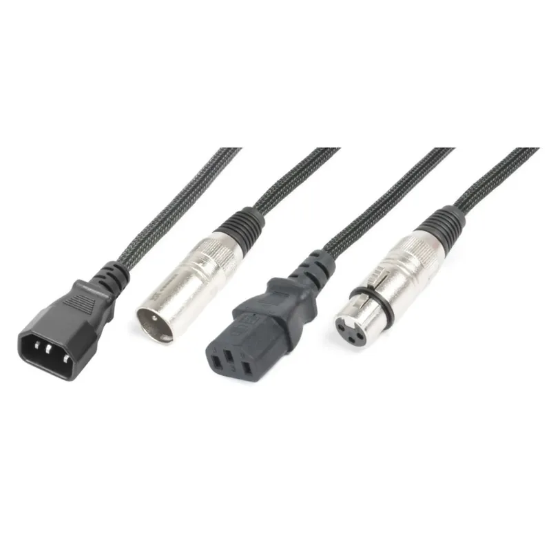 Precio Rebajado BEAMZ PRO 176.743 CX09-10 LIGERO COMBI CABLE IEC M - XLR M / IEC F - XLR F 10M