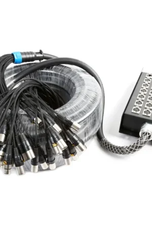 Envío Inmediato PD CONNEX 176.265 CX168 MANGUERA ESCENARIO 24-IN 4-OUT XLR 50 METROS