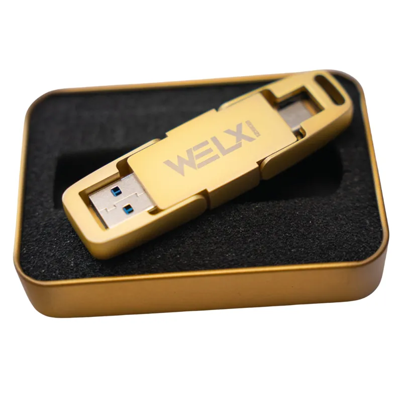Pago Seguro WELX ULTRAFAST - USB3.2 GOLD DUAL C & A - PENDRIVE 512GB