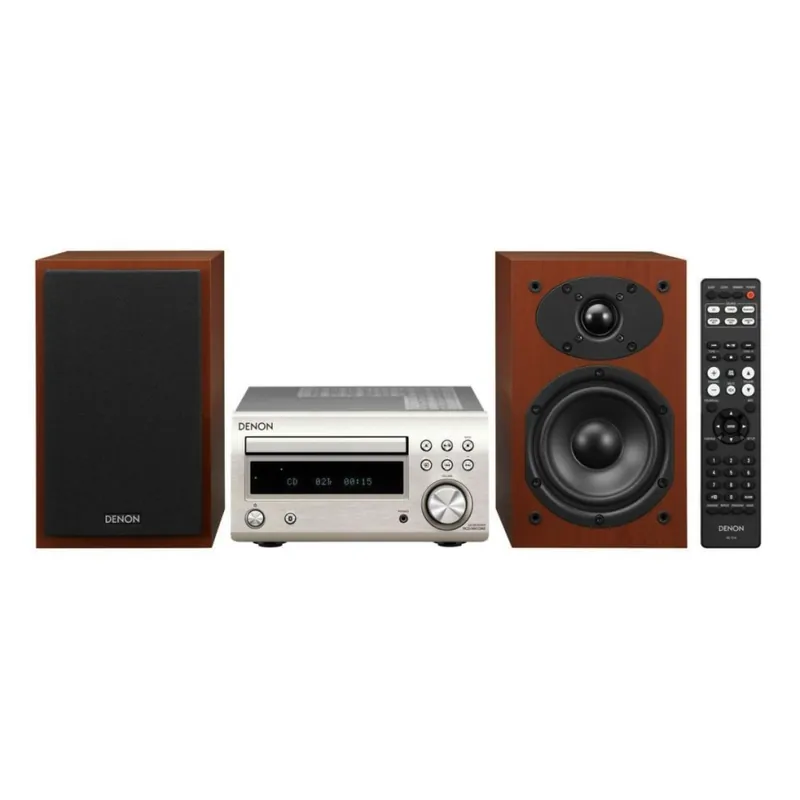 DENON DM-41DAB SILVER/CHERRY Más Vendido