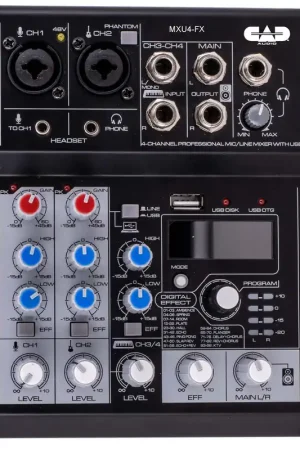 Venta Final Cad Audio Mxu4 Fx Mesa Mezclas 4 Canales