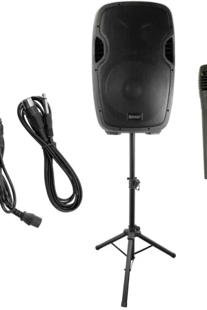 Lexsen SONIC 15A Bluetooth 200W Altavoz con Soporte y Micrófono Ocasión Especial