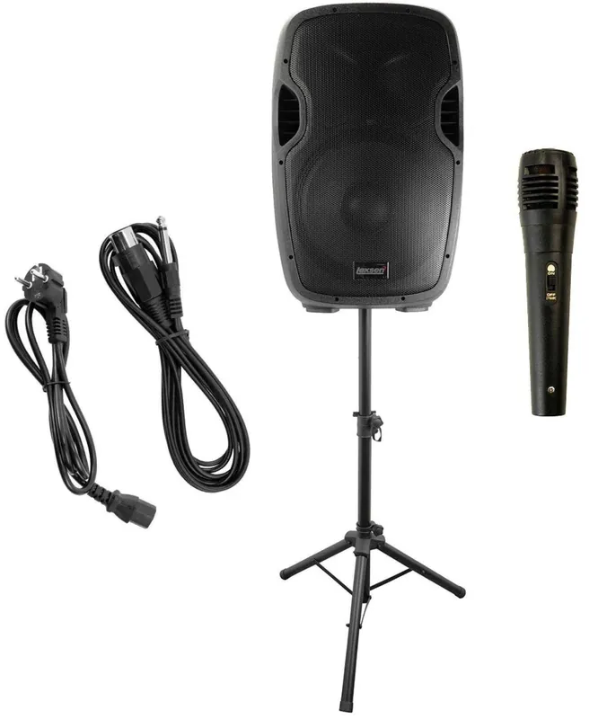 Lexsen SONIC 15A Bluetooth 200W Altavoz con Soporte y Micrófono Ocasión Especial