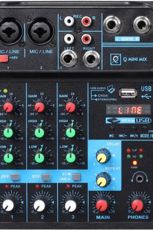 Promoción Exclusiva Oqan Mixer Q Mini USB Mixer mesa de mezclas analogica
