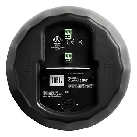 JBL Control 65 P/T Negro (2 Uds) Disponible Ahora