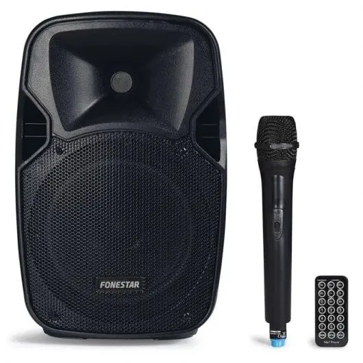 Precio Bajo Fonestar MALIBU-110L Altavoz Portátil Amplificado con Batería y UHF