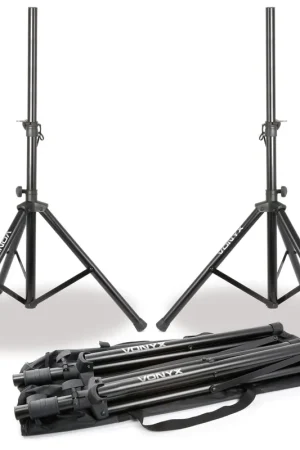 Vonyx set de soportes de altavoz con bolsa de transporte Oferta De Temporada