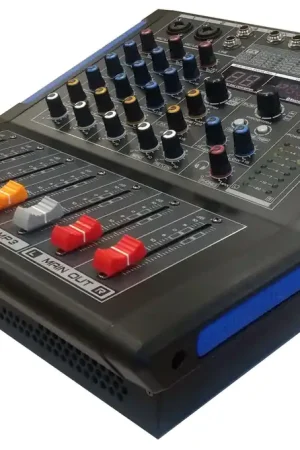 Últimas Unidades EK Audio KW04A Mesa De Mezclas Amplificada Con Efectos