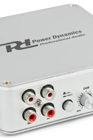 Envío Exprés Power Dynamics PDX015 USB2.0 Pre amplificador de Phono con Software