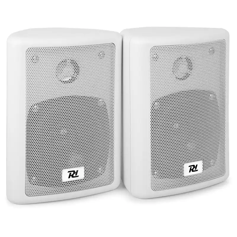 Power Dynamics conjunto de altavoces estereo, 2-vias, 75w max, blanco - pareja Precio Bajo