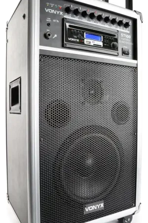 Oferta Flash Vonyx st100 mk2 sistema portatil 8 bt/cd/mp3/uhf