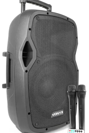 Promoción Exclusiva Vonyx AP1200PA Bafle Portatil 12 2vhf mp3 bt