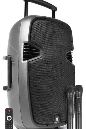 Últimas Unidades Vonyx SPJ-PA915 Bafle movil activo ABS 15 2 micros UHF/USB/MP3
