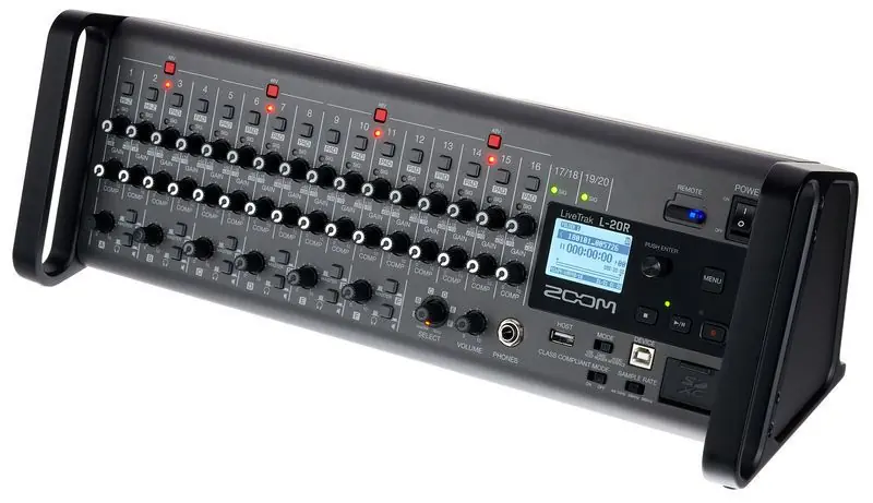 Mejor Precio Zoom Livetrak L-20R mezclador digital en formato rack