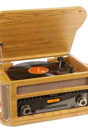 Fenton Memphis Giradiscos Vintage Madera Clara Pago Seguro