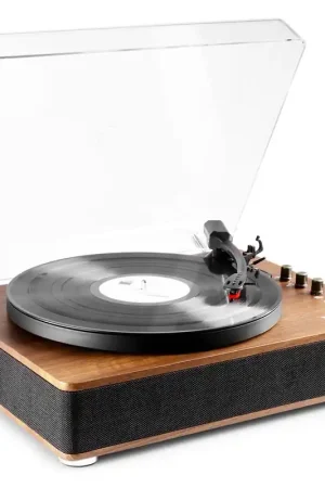 Fenton Rp162 Giradiscos Hq Bt Madera De Nogal Garantía De Devolución De Dinero