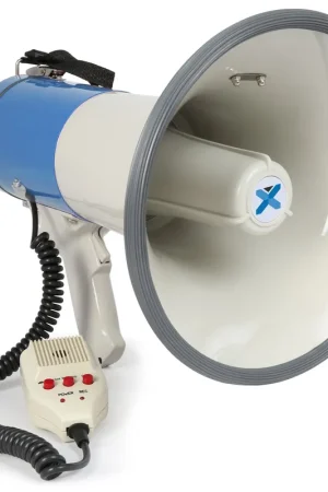 Última Oportunidad Vonyx meg065 megafono 65w usb sd bateria grabacion sirena microfono