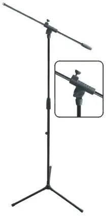 Precio Económico Ek Audio Ms0801 Pie De Micro Jirafa Negro