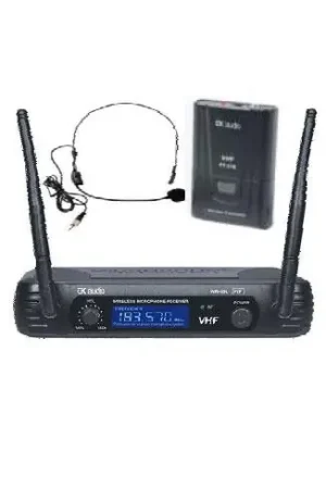 Pago Seguro Ek Audio WR-69LH VHF Sistema Microfono Inalambrico De Cabeza