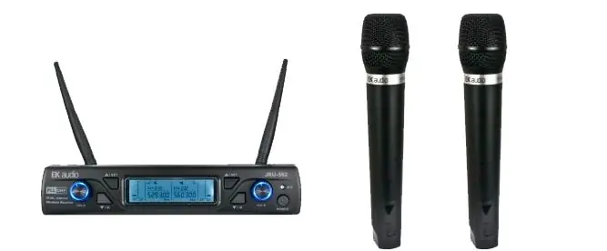 Gran Oferta EK Audio EKWLMM Sistema Inalámbrico Dos Micros Mano