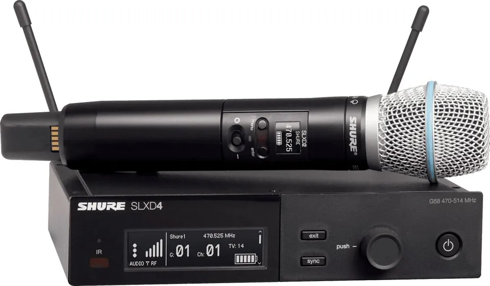 Shure SLXD24E / B87A H56 Sistema Inalámbrico Entrega Rápida