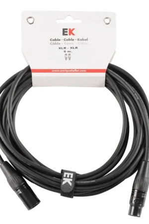 Última Oportunidad Cable Ek Audio Neutrik Para Micrófono Xlr/Xlr 6 M