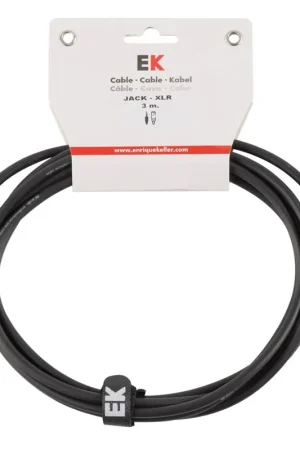 Cable Ek Audio Para Micrófono Jack - Xlr Macho 3 M Imprescindible (Must-Have)