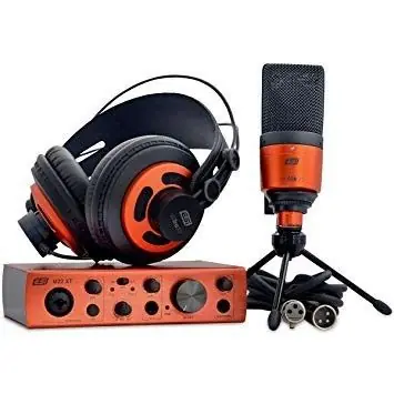 ESI Cosmik-Set Pack ESI U22XT Tarjeta de Sonido + Auriculares + Micrófono de Condensador Alta Calidad