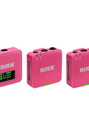 Rode Wireless Go Gen 3 Sistema de micrófono compacto Pink Devolución Gratuita