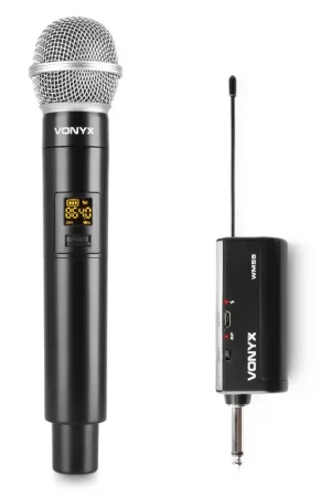 Vonyx Wm55 Micrófono Inalámbrico Plug-And-Play Uhf Ordenar Ahora Mismo
