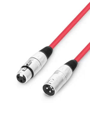 Adam Hall 3 Star Mmf 0050 Red XLR-H / XLR-M 0,5m Popular