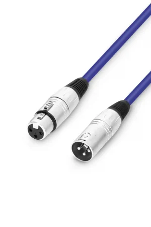 Adam Hall 3 Star Mmf 0050 Blue XLR-H / XLR-M 0,5m Novedad