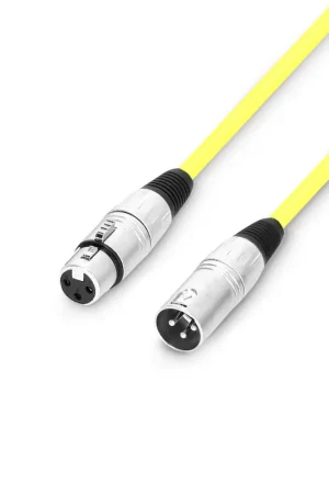 Gran Oferta Adam Hall 3 Star Mmf 0100 Yellow XLR-H / XLR-M 1m